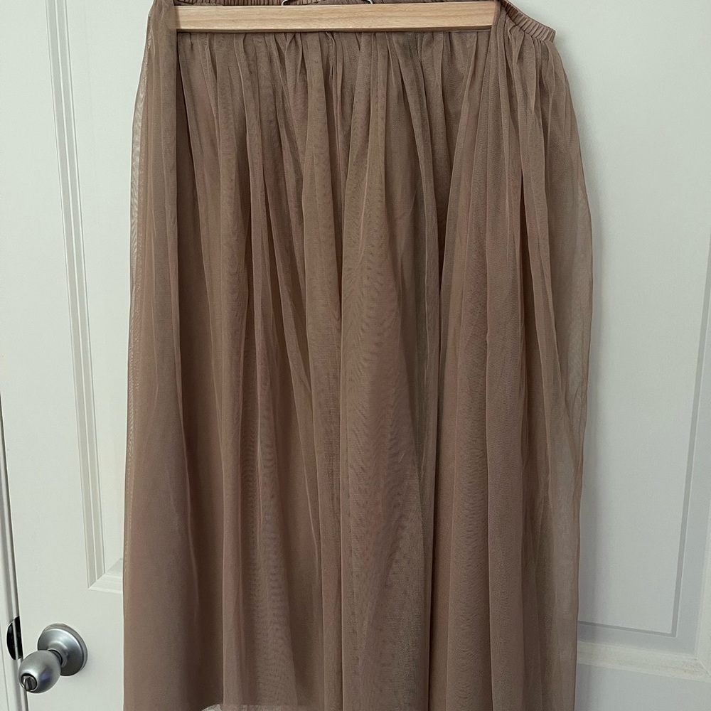 Elegant Brown Skirt